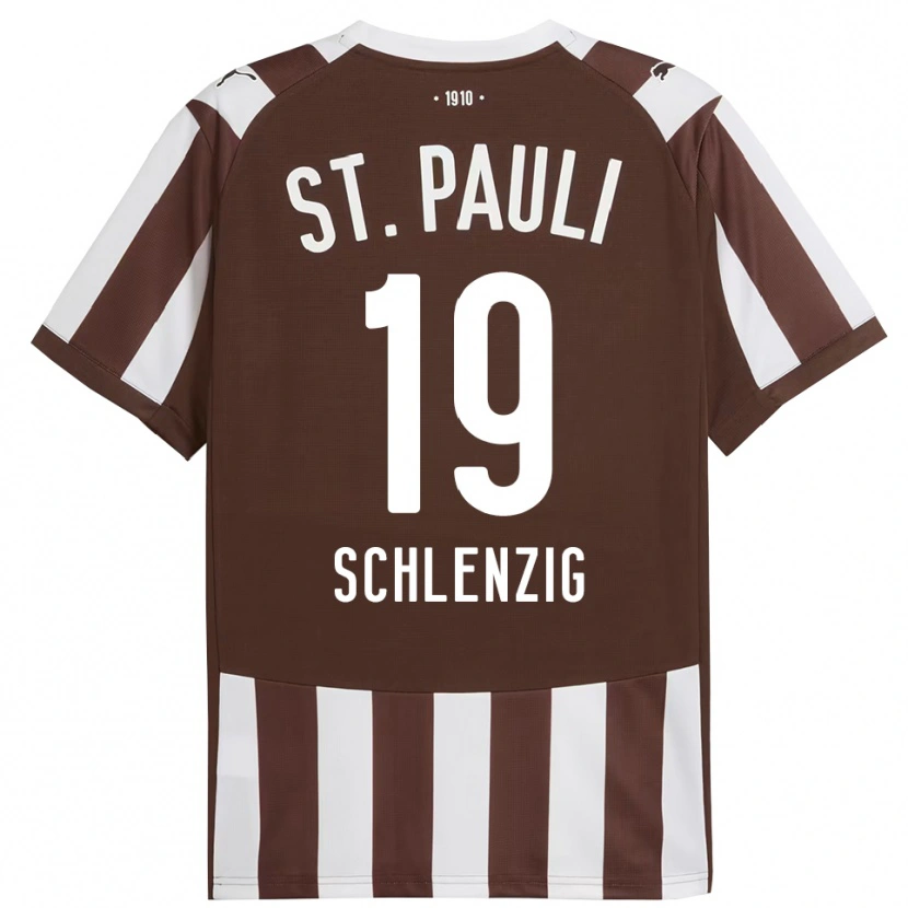 Danxen Kid Lilius Schlenzig #19 Coffee White Home Jersey 2025/26 T-Shirt