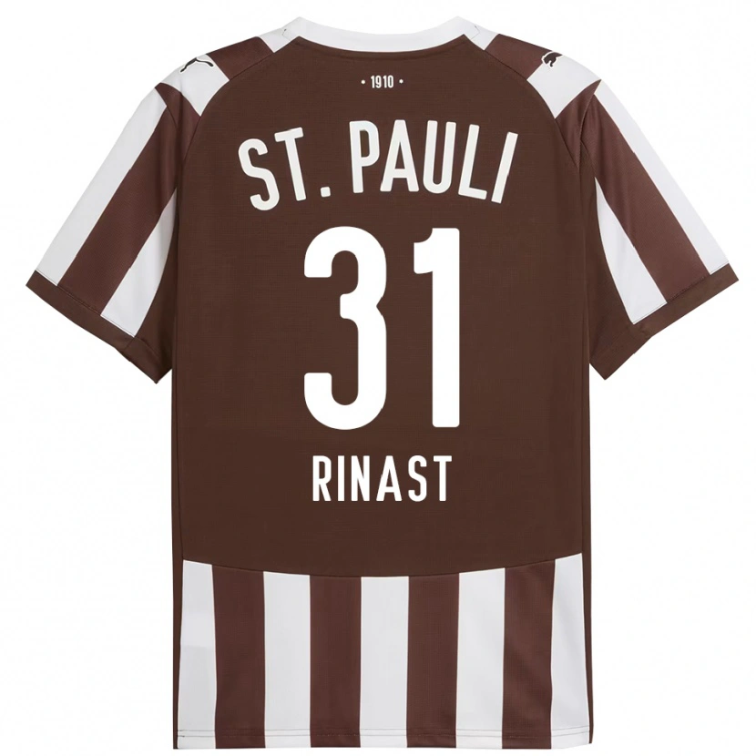 Danxen Kid Rachel Rinast #31 Coffee White Home Jersey 2025/26 T-Shirt