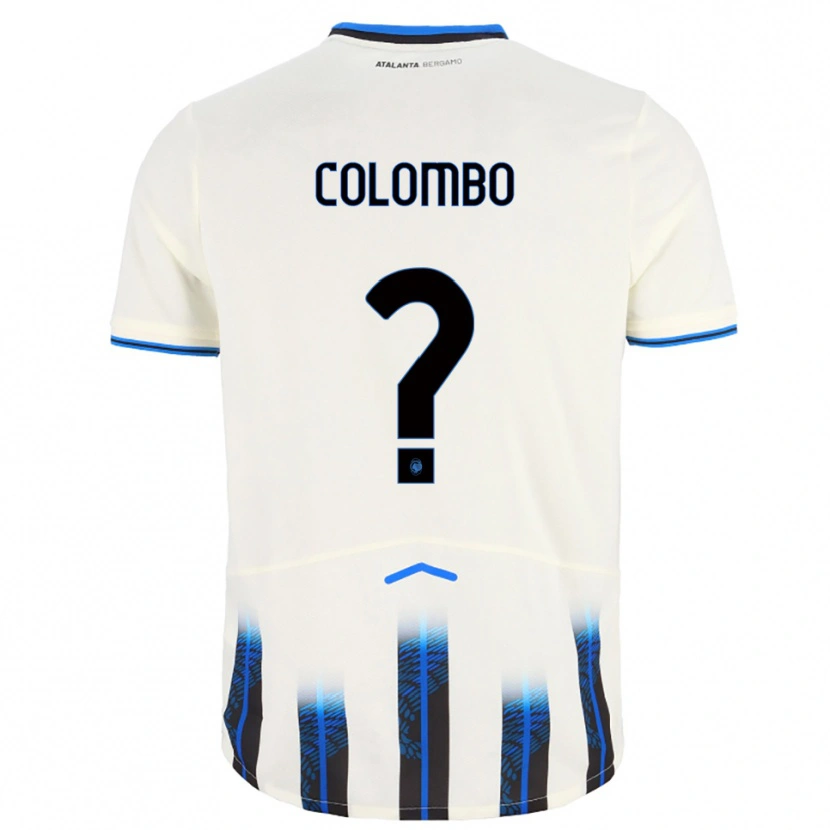 Danxen Kid William Colombo #0 White Blue Away Jersey 2025/26 T-Shirt