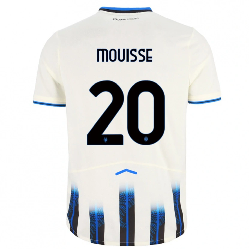 Danxen Kid Samir Mouisse #20 White Blue Away Jersey 2025/26 T-Shirt