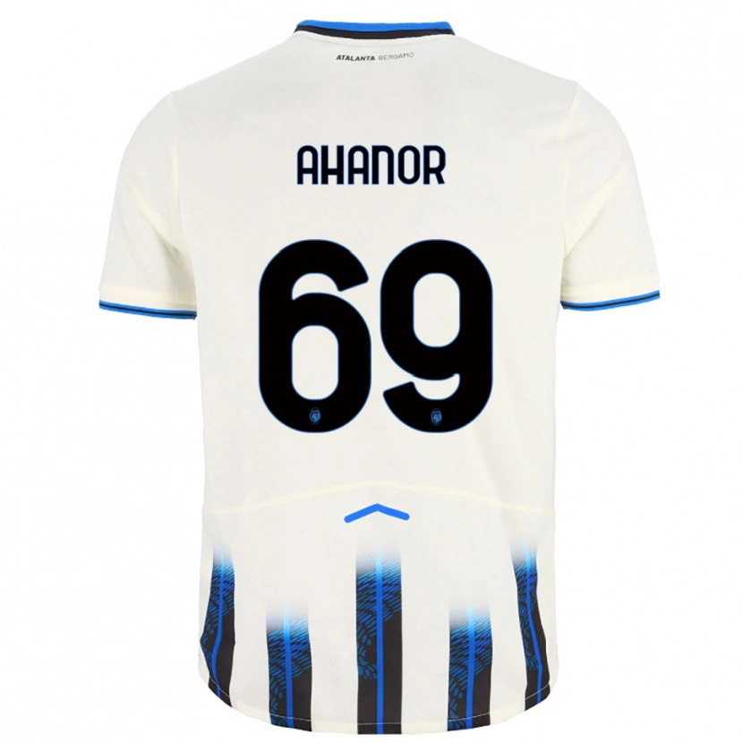 Danxen Kid Honest Ahanor #69 White Blue Away Jersey 2025/26 T-Shirt