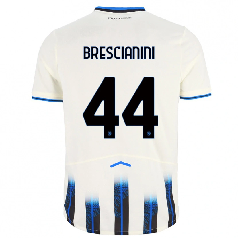 Danxen Kid Marco Brescianini #44 White Blue Away Jersey 2025/26 T-Shirt