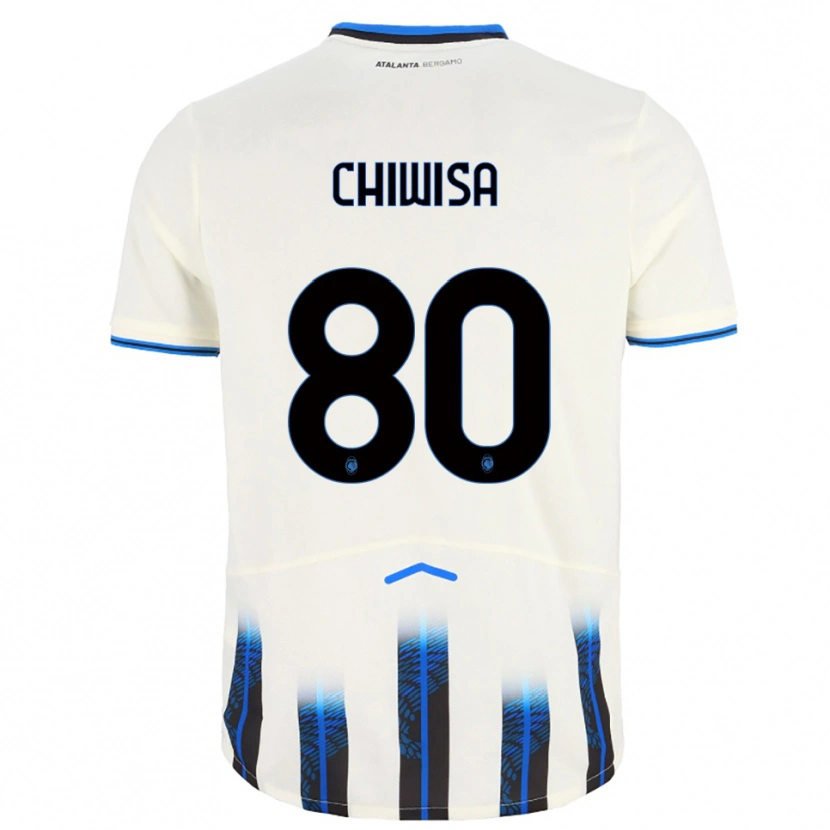 Danxen Kid Mannah Chiwisa #80 White Blue Away Jersey 2025/26 T-Shirt