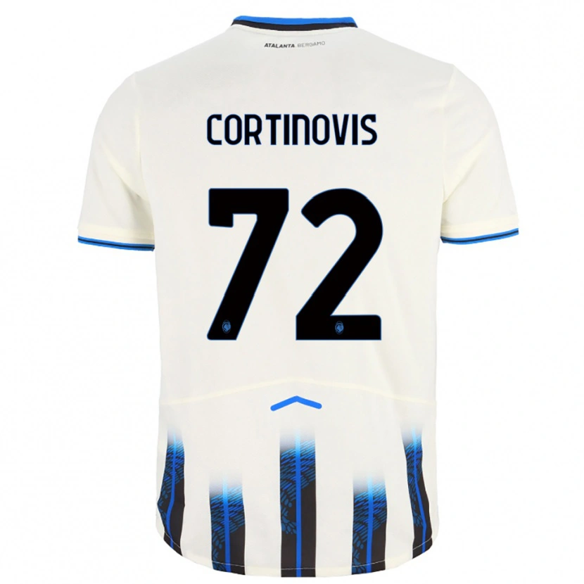 Danxen Kid Alessandro Cortinovis #72 White Blue Away Jersey 2025/26 T-Shirt