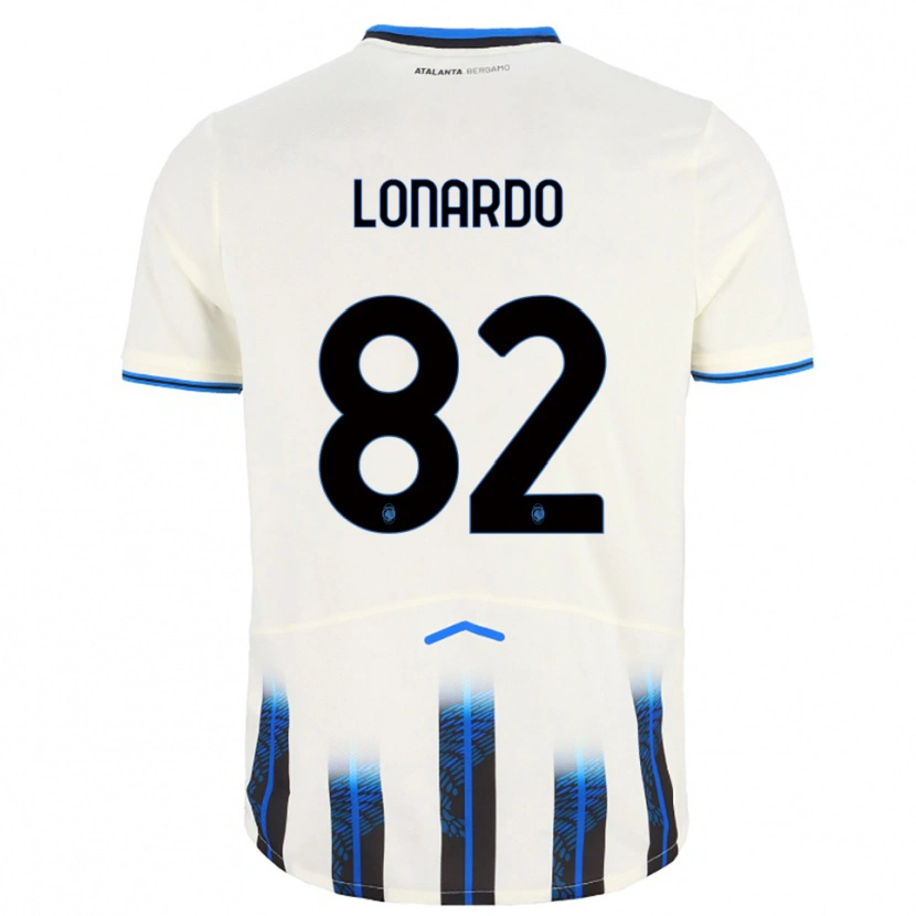 Danxen Kid Edoardo Lonardo #82 White Blue Away Jersey 2025/26 T-Shirt