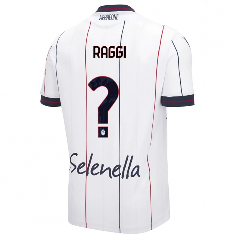 Danxen Kid Greta Raggi #0 White Royal Blue Away Jersey 2025/26 T-Shirt