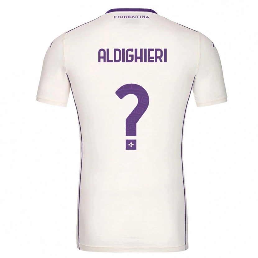 Danxen Kid Benedetto Aldighieri #0 White Purple Red Away Jersey 2025/26 T-Shirt