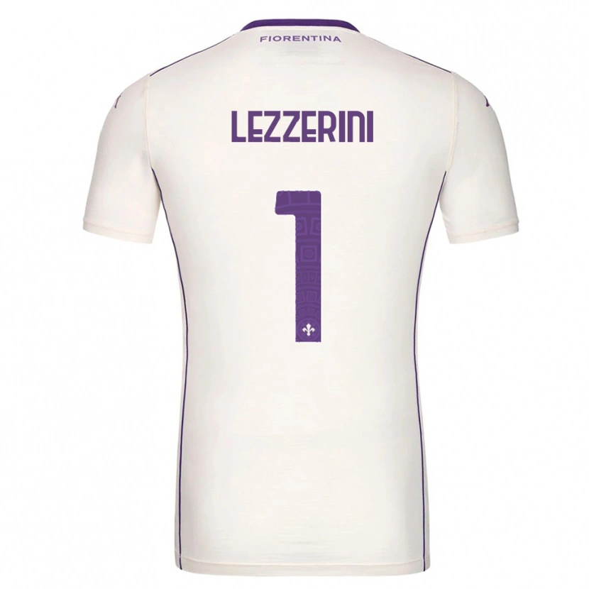 Danxen Kid Luca Lezzerini #1 White Purple Red Away Jersey 2025/26 T-Shirt