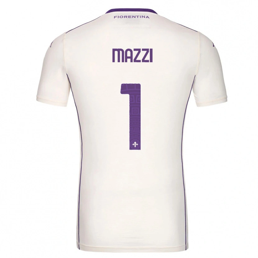 Danxen Kid Tommaso Mazzi #1 White Purple Red Away Jersey 2025/26 T-Shirt