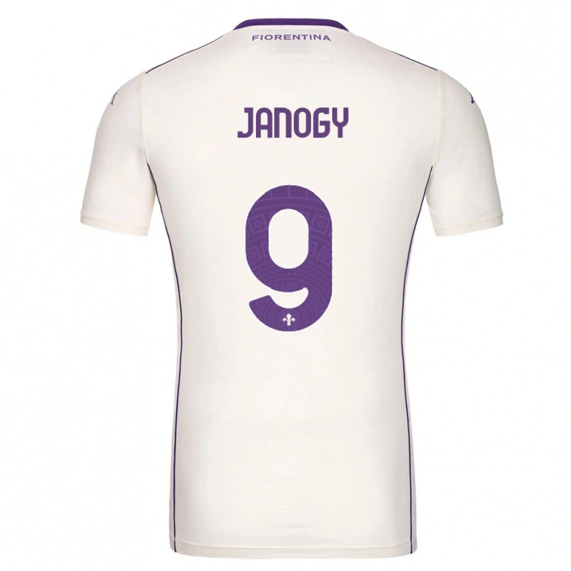 Danxen Kid Madelen Janogy #9 White Purple Red Away Jersey 2025/26 T-Shirt