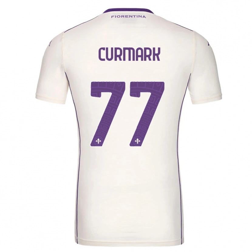 Danxen Kid Filippa Curmark #77 White Purple Red Away Jersey 2025/26 T-Shirt