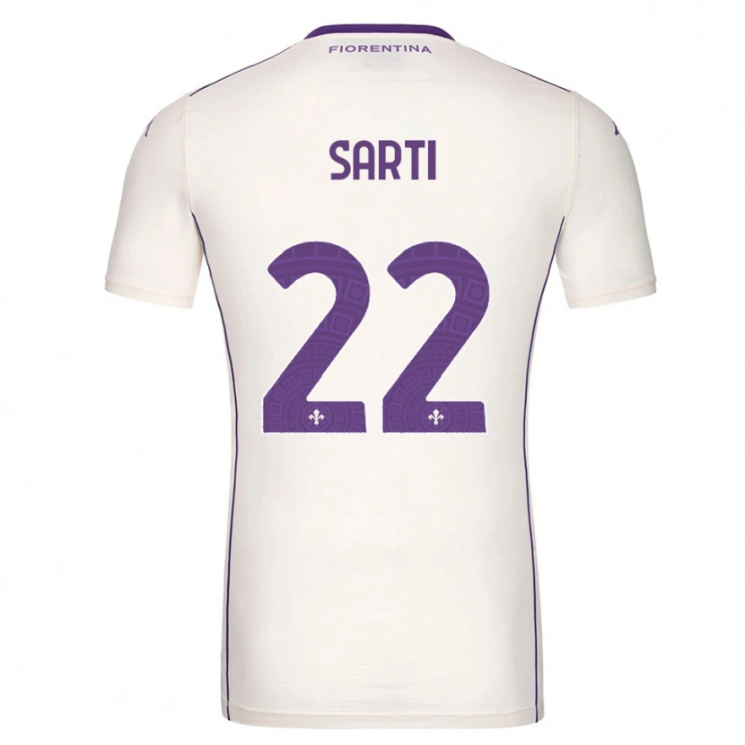 Danxen Kid Alessia Sarti #22 White Purple Red Away Jersey 2025/26 T-Shirt