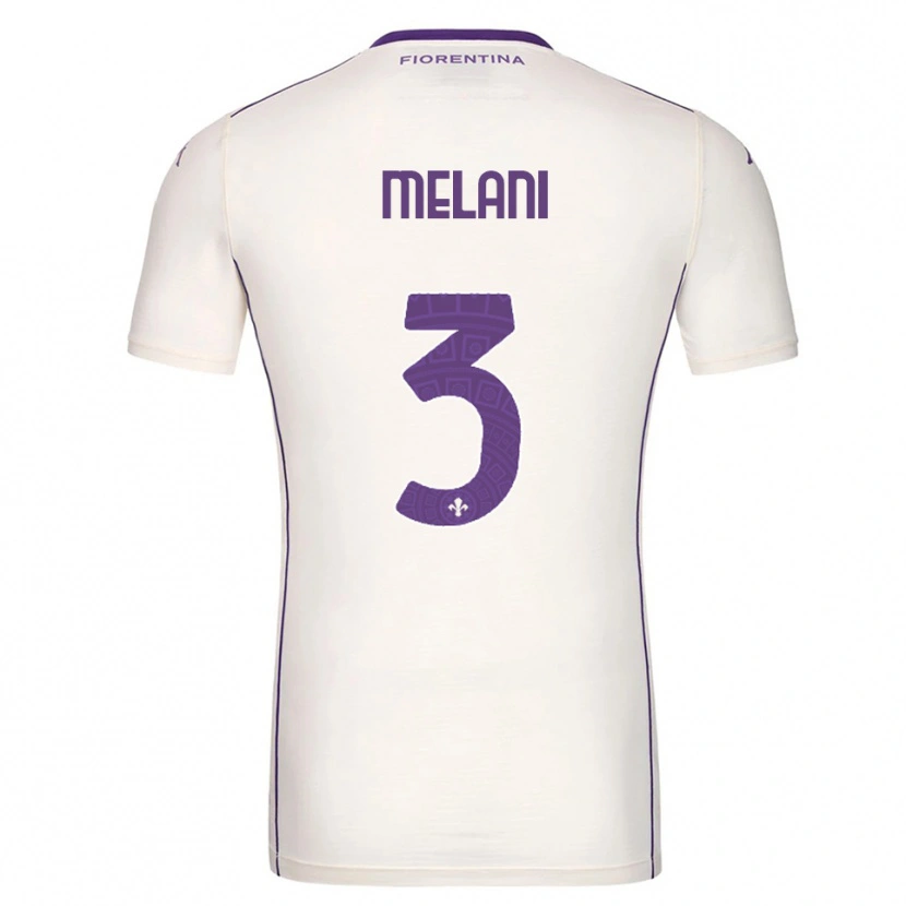 Danxen Kid Federico Melani #3 White Purple Red Away Jersey 2025/26 T-Shirt