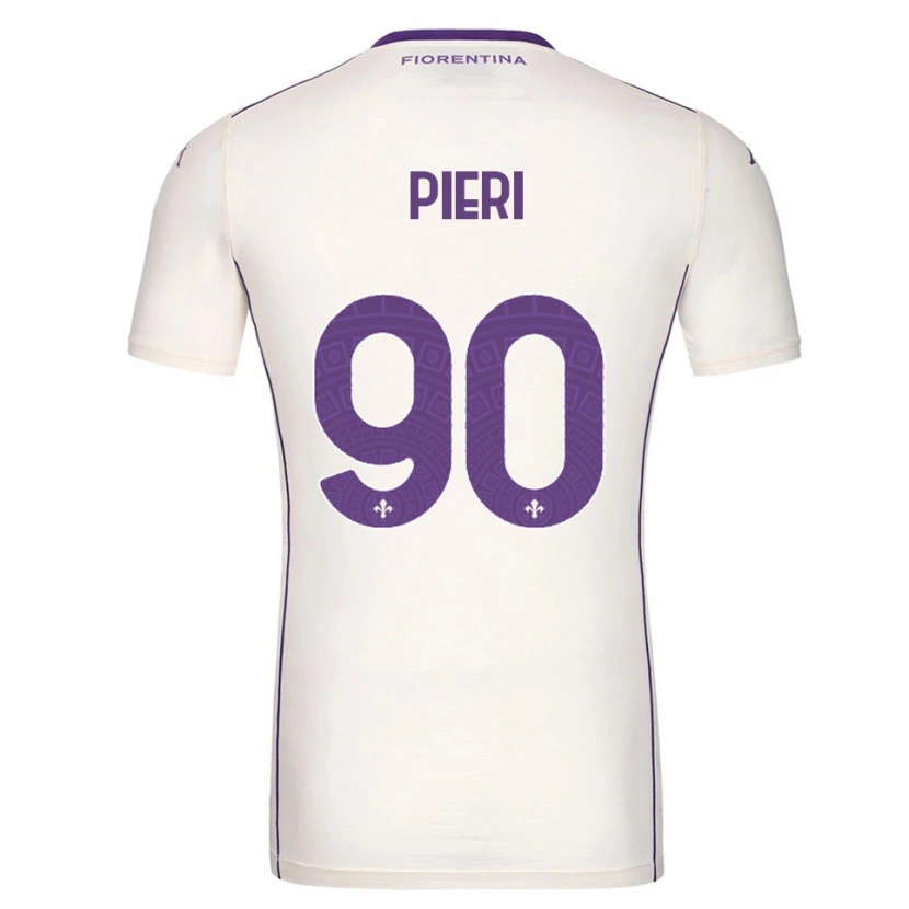 Danxen Kid Arianna Pieri #90 White Purple Red Away Jersey 2025/26 T-Shirt