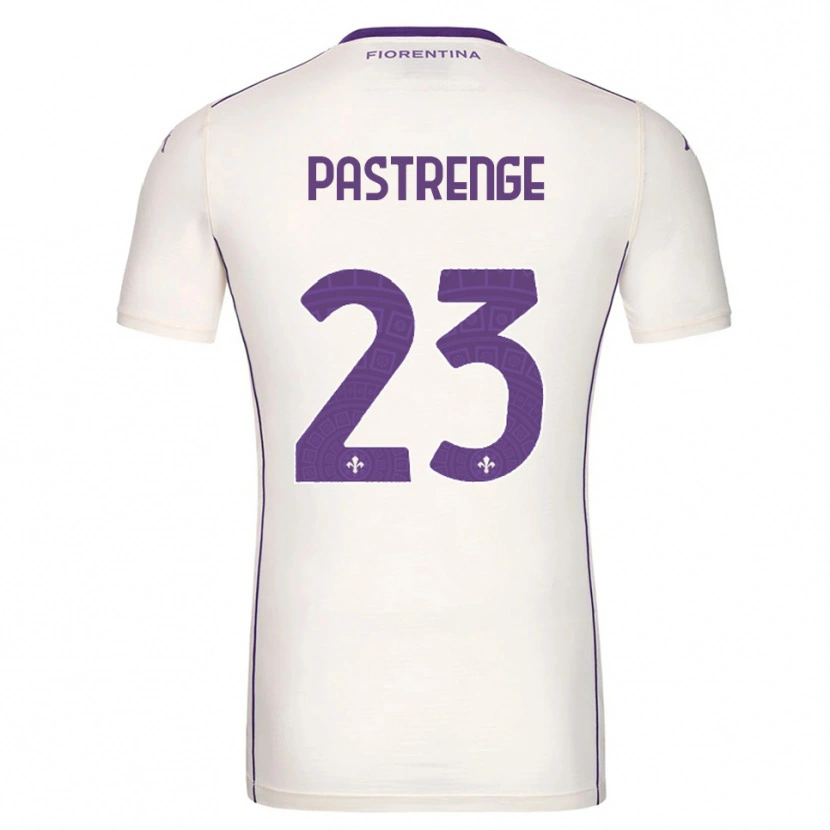 Danxen Kid Lucia Pastrenge #23 White Purple Red Away Jersey 2025/26 T-Shirt