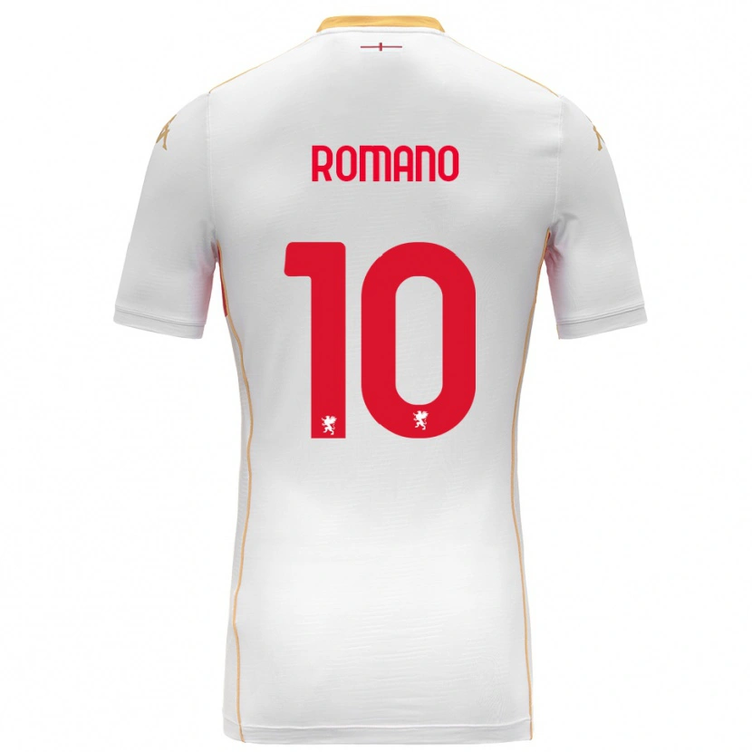 Danxen Kid Marco Romano #10 White Red Away Jersey 2025/26 T-Shirt