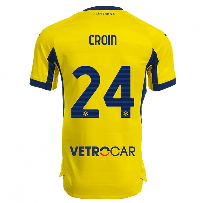 Danxen Kid Nicole Croin #24 Yellow Navy Away Jersey 2025/26 T-Shirt