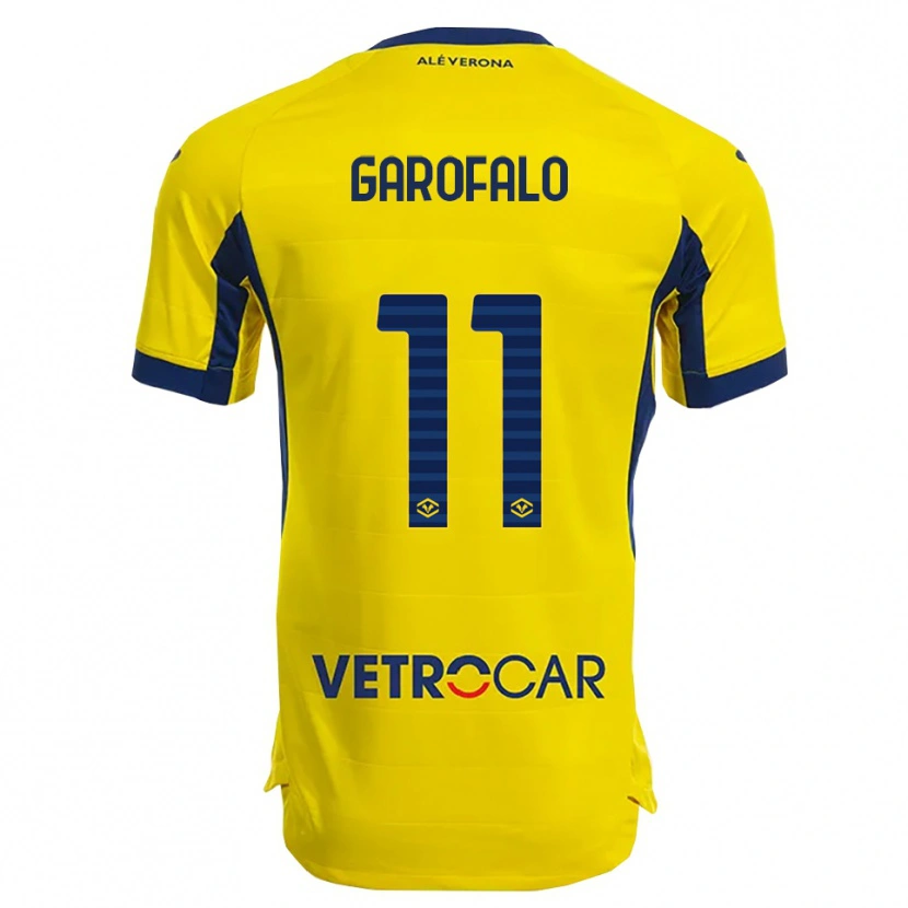 Danxen Kid Lorenzo Garofalo #11 Yellow Navy Away Jersey 2025/26 T-Shirt