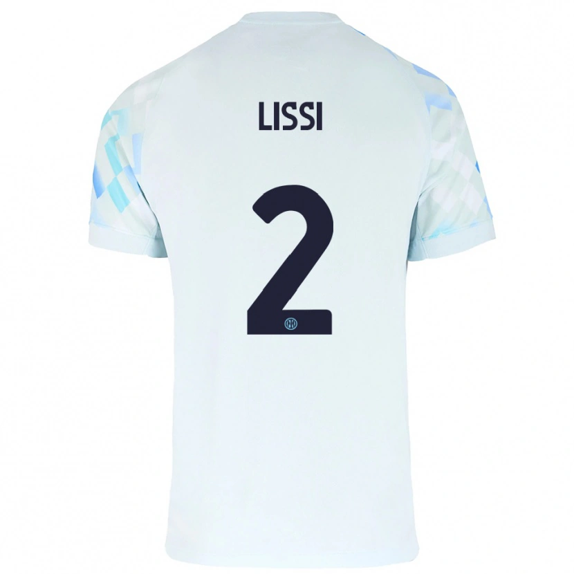 Danxen Kid Thomas Lissi #2 White Blue Away Jersey 2025/26 T-Shirt