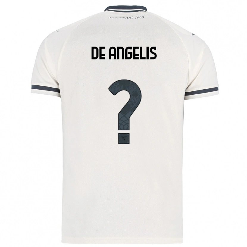 Danxen Kid Cristian De Angelis #0 White Navy Away Jersey 2025/26 T-Shirt