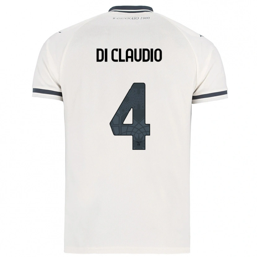 Danxen Kid Federico Di Claudio #4 White Navy Away Jersey 2025/26 T-Shirt