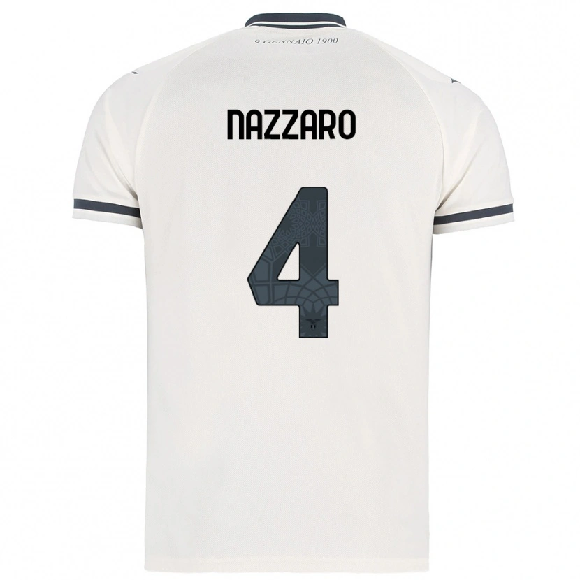Danxen Kid Marco Nazzaro #4 White Navy Away Jersey 2025/26 T-Shirt