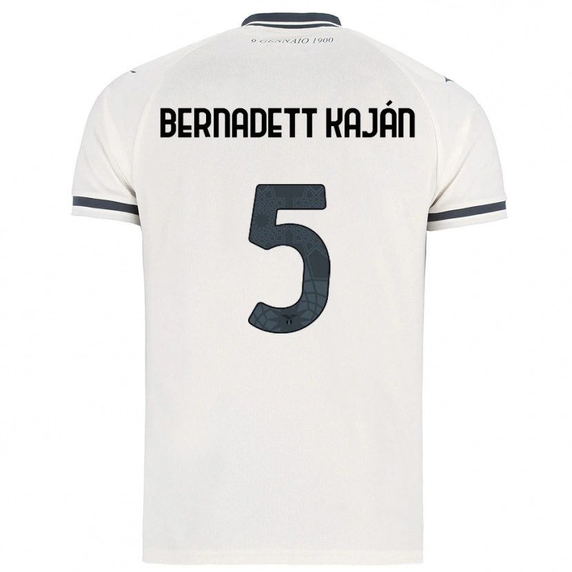 Danxen Kid Zsanett Bernadett Kaján #5 White Navy Away Jersey 2025/26 T-Shirt