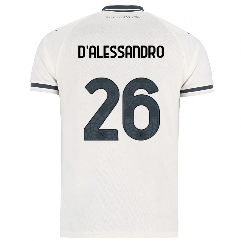 Danxen Kid Mattya D'alessandro #26 White Navy Away Jersey 2025/26 T-Shirt