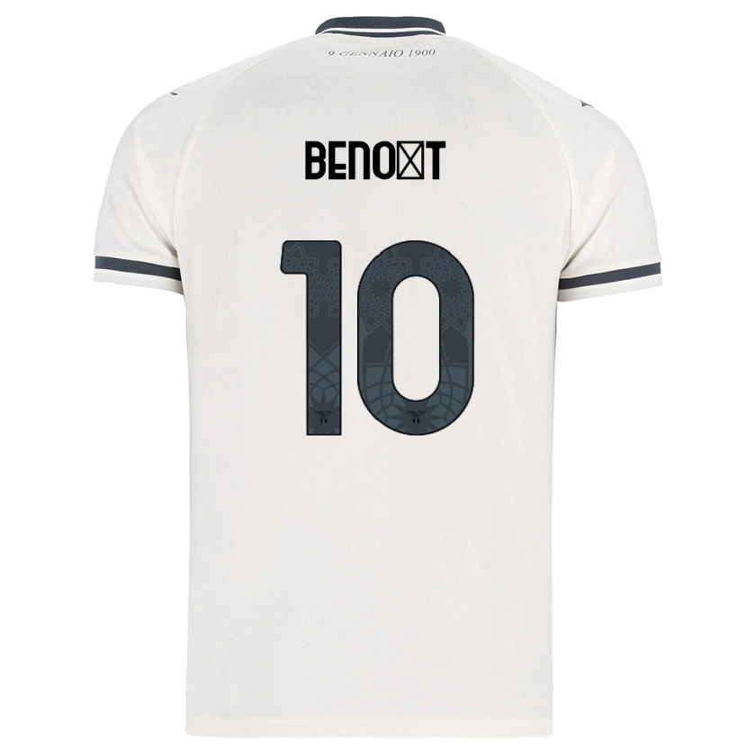 Danxen Kid Alice Benoît #10 White Navy Away Jersey 2025/26 T-Shirt