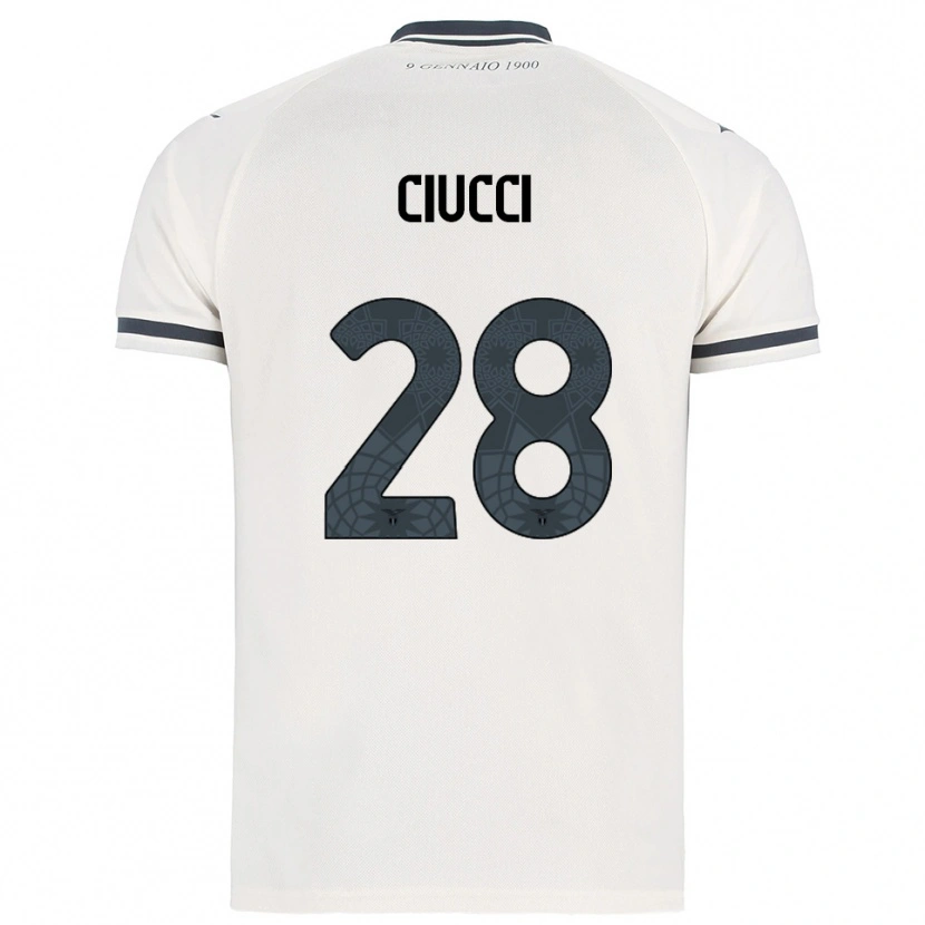 Danxen Kid Federico Ciucci #28 White Navy Away Jersey 2025/26 T-Shirt