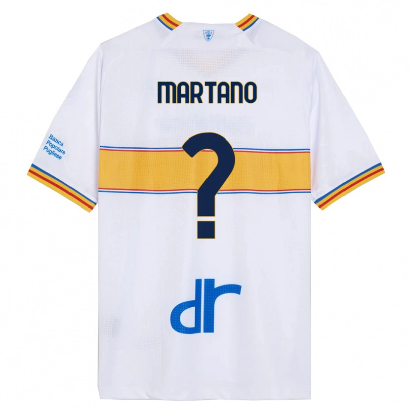 Danxen Kid Diego Martano #0 White Yellow Away Jersey 2025/26 T-Shirt