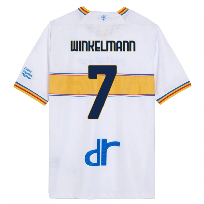Danxen Kid Till Winkelmann #7 White Yellow Away Jersey 2025/26 T-Shirt