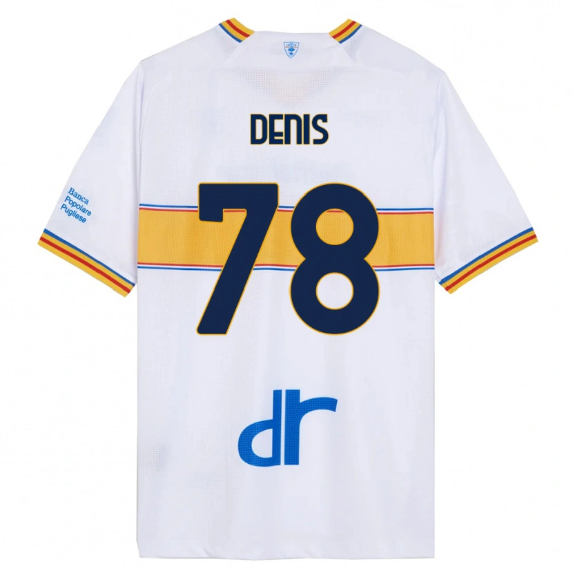 Danxen Kid Max Denis #78 White Yellow Away Jersey 2025/26 T-Shirt