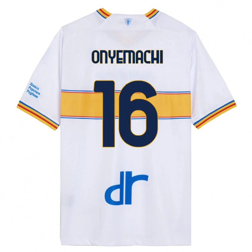 Danxen Kid Divine Onyemachi #16 White Yellow Away Jersey 2025/26 T-Shirt