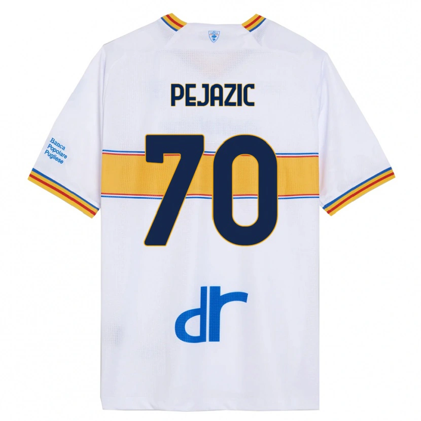 Danxen Kid Mario Pejazic #70 White Yellow Away Jersey 2025/26 T-Shirt