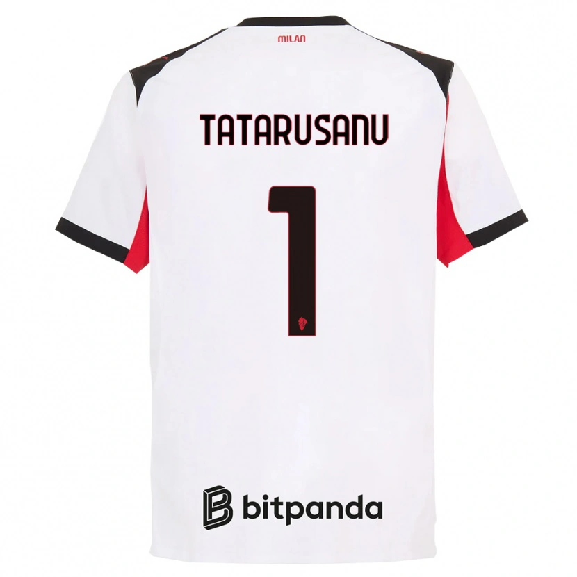 Danxen Kid Ciprian Tatarusanu #1 White Black Away Jersey 2025/26 T-Shirt