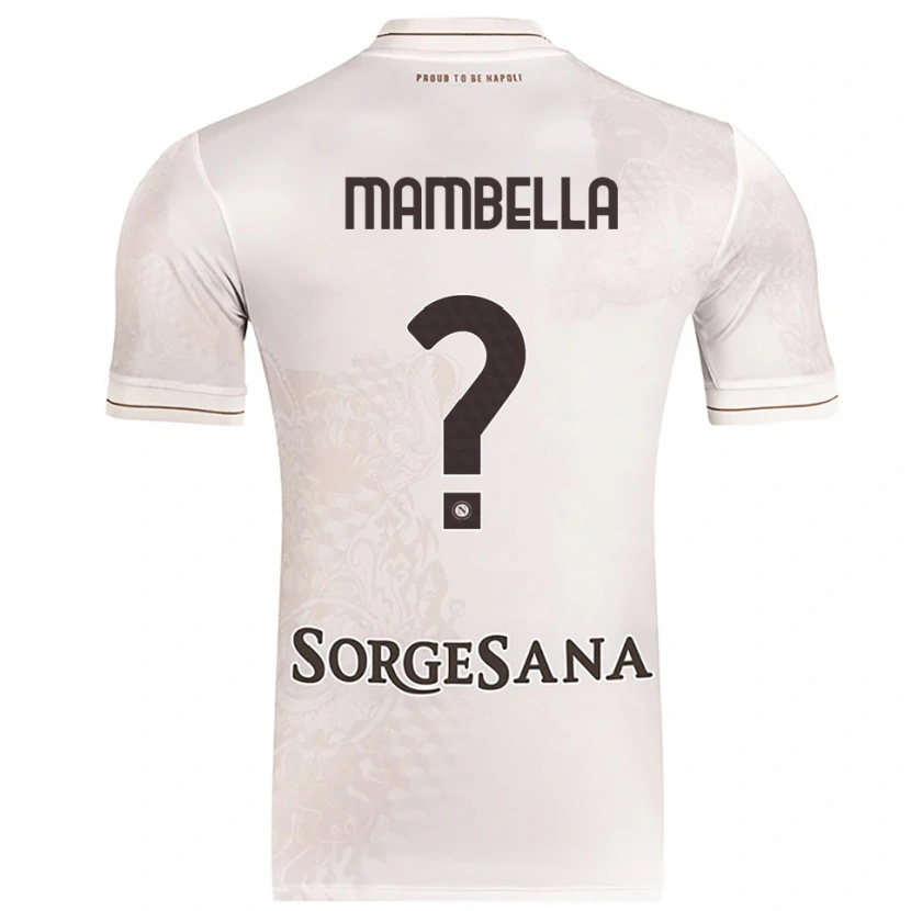 Danxen Kid Andrea Mambella #0 Champagne Brown Away Jersey 2025/26 T-Shirt