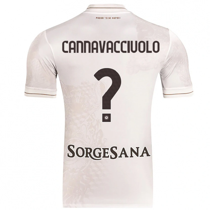 Danxen Kid Luigi Pio Cannavacciuolo #0 Champagne Brown Away Jersey 2025/26 T-Shirt