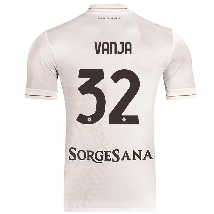 Danxen Kid Vanja Milinković-Savić #32 Champagne Brown Away Jersey 2025/26 T-Shirt