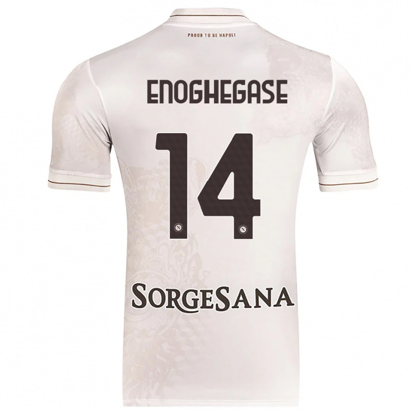 Danxen Kid Favour Enoghegase #14 Champagne Brown Away Jersey 2025/26 T-Shirt