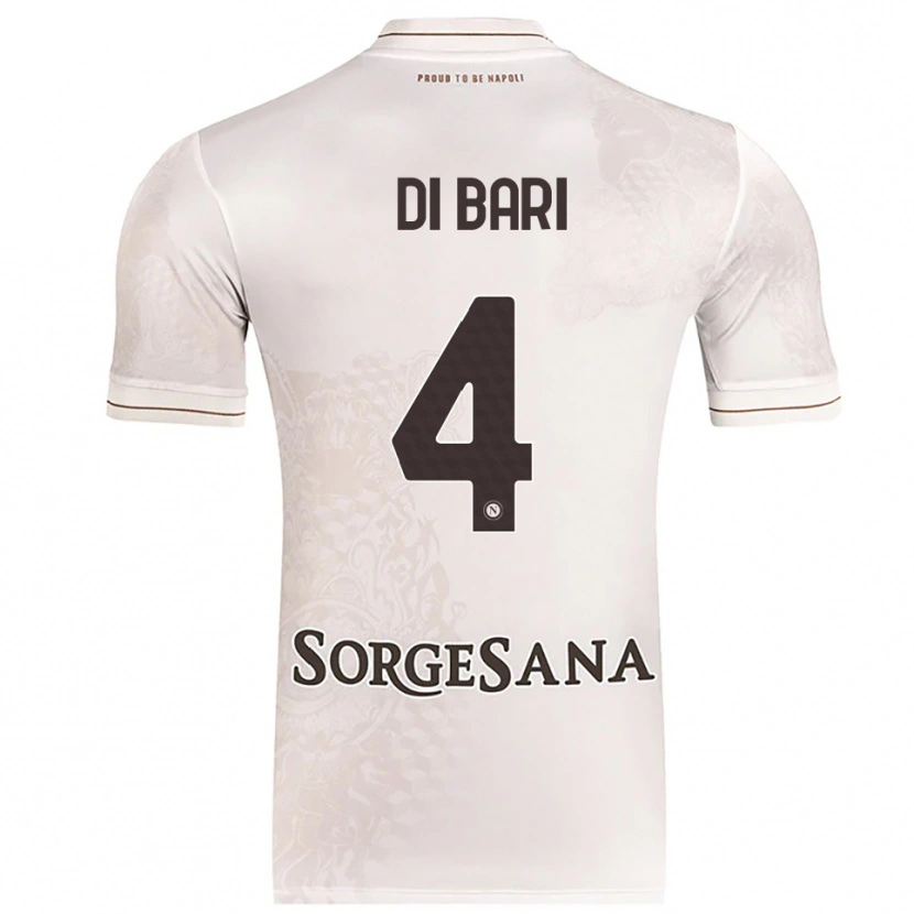 Danxen Kid Martina Di Bari #4 Champagne Brown Away Jersey 2025/26 T-Shirt