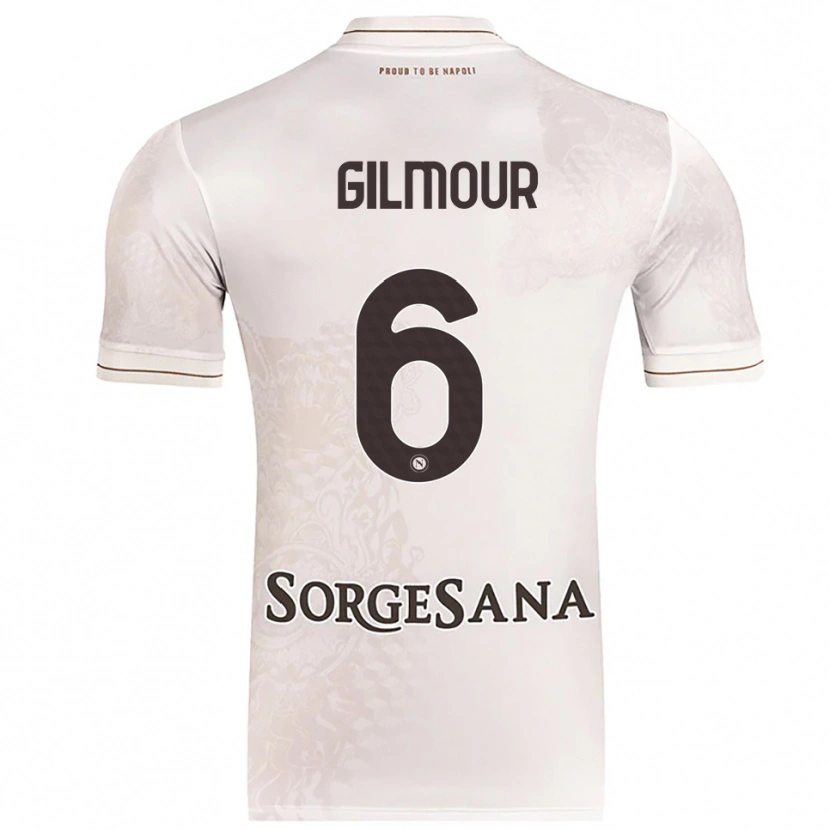 Danxen Kid Billy Gilmour #6 Champagne Brown Away Jersey 2025/26 T-Shirt
