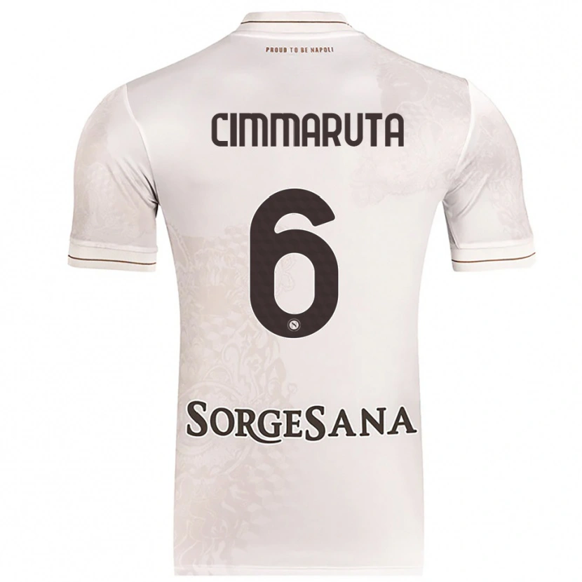 Danxen Kid Antonio Cimmaruta #6 Champagne Brown Away Jersey 2025/26 T-Shirt