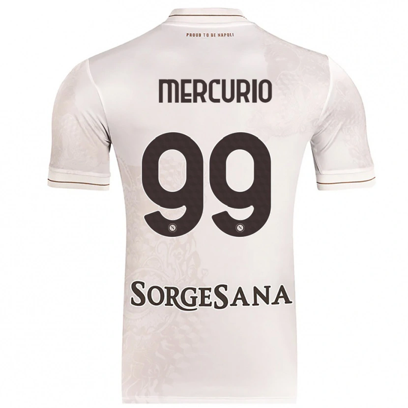 Danxen Kid Giovanni Mercurio #99 Champagne Brown Away Jersey 2025/26 T-Shirt
