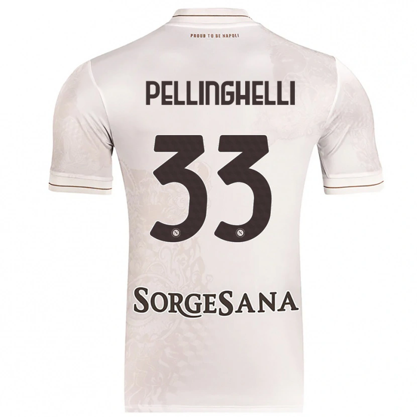 Danxen Kid Alice Pellinghelli #33 Champagne Brown Away Jersey 2025/26 T-Shirt