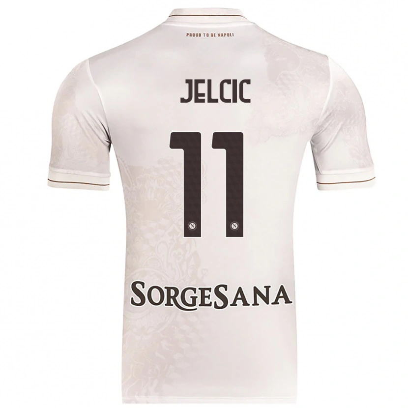 Danxen Kid Maja Jelčić #11 Champagne Brown Away Jersey 2025/26 T-Shirt