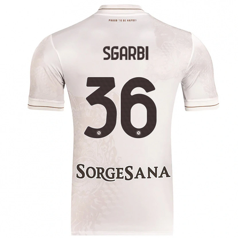 Danxen Kid Lorenzo Sgarbi #36 Champagne Brown Away Jersey 2025/26 T-Shirt