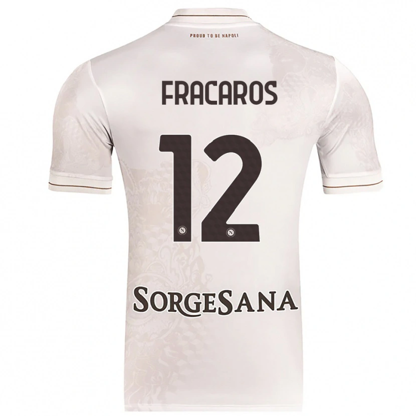 Danxen Kid Caterina Fracaros #12 Champagne Brown Away Jersey 2025/26 T-Shirt