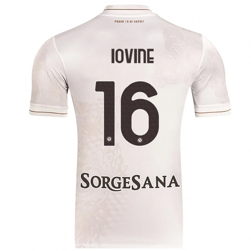Danxen Kid Andrea Iovine #16 Champagne Brown Away Jersey 2025/26 T-Shirt