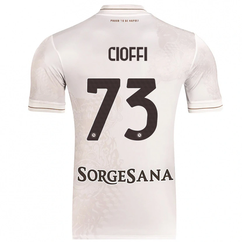 Danxen Kid Antonio Cioffi #73 Champagne Brown Away Jersey 2025/26 T-Shirt